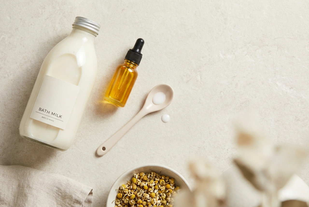 Bademelk: hvordan dosere, kombinere med olje og pleie huden