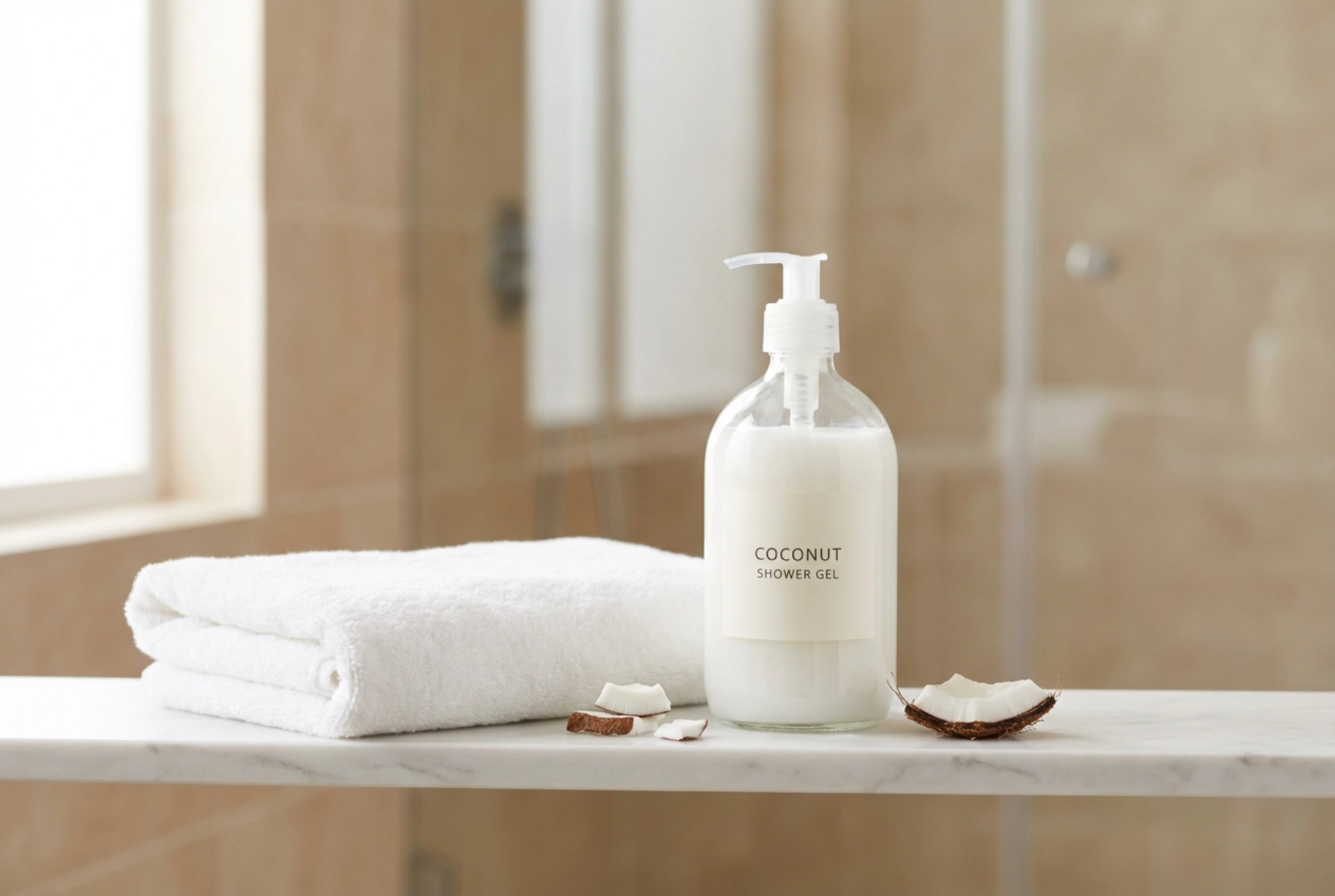 Dusjgel med kokos: hudpleie og hvordan unngå en klebrig følelse