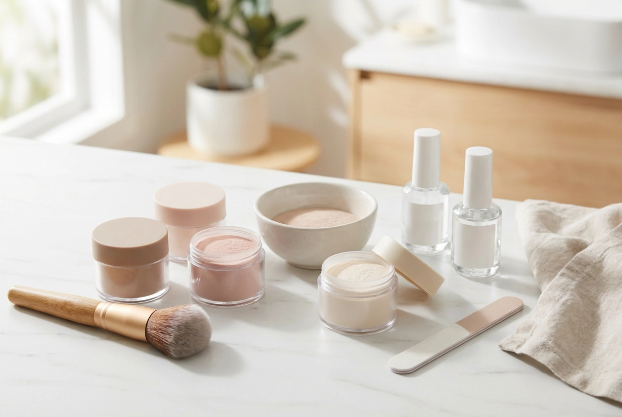Hvordan velge et sett for dip powder-manikyr: Elementer og bruk