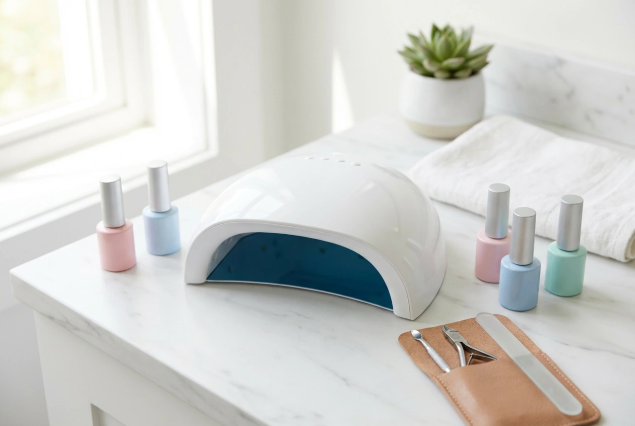 Neglesett med lampe: Hvordan velge riktig effekt og gjøre din første styling
