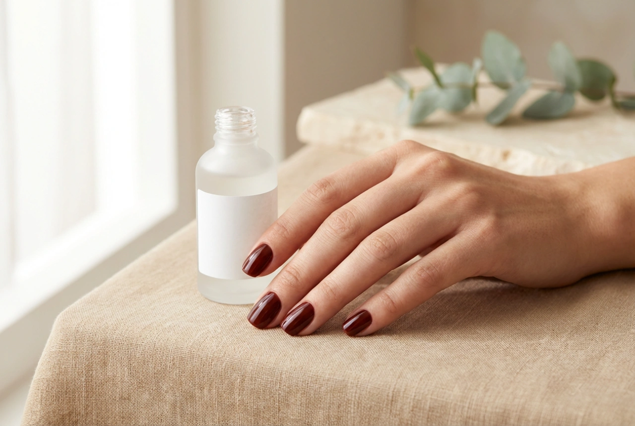 Høstlige hybridnegler steg for steg: forberedelse og lakkering