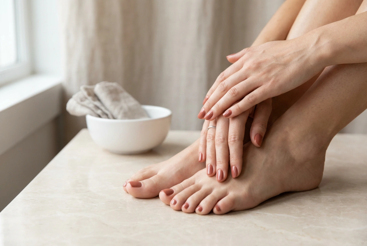 Manikyr og pedikyr i duett: Slik matcher du farger og planlegger rekkefølgen