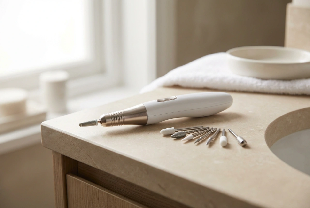 Mini elektrisk neglefil: fordeler, begrensninger og bruksteknikk