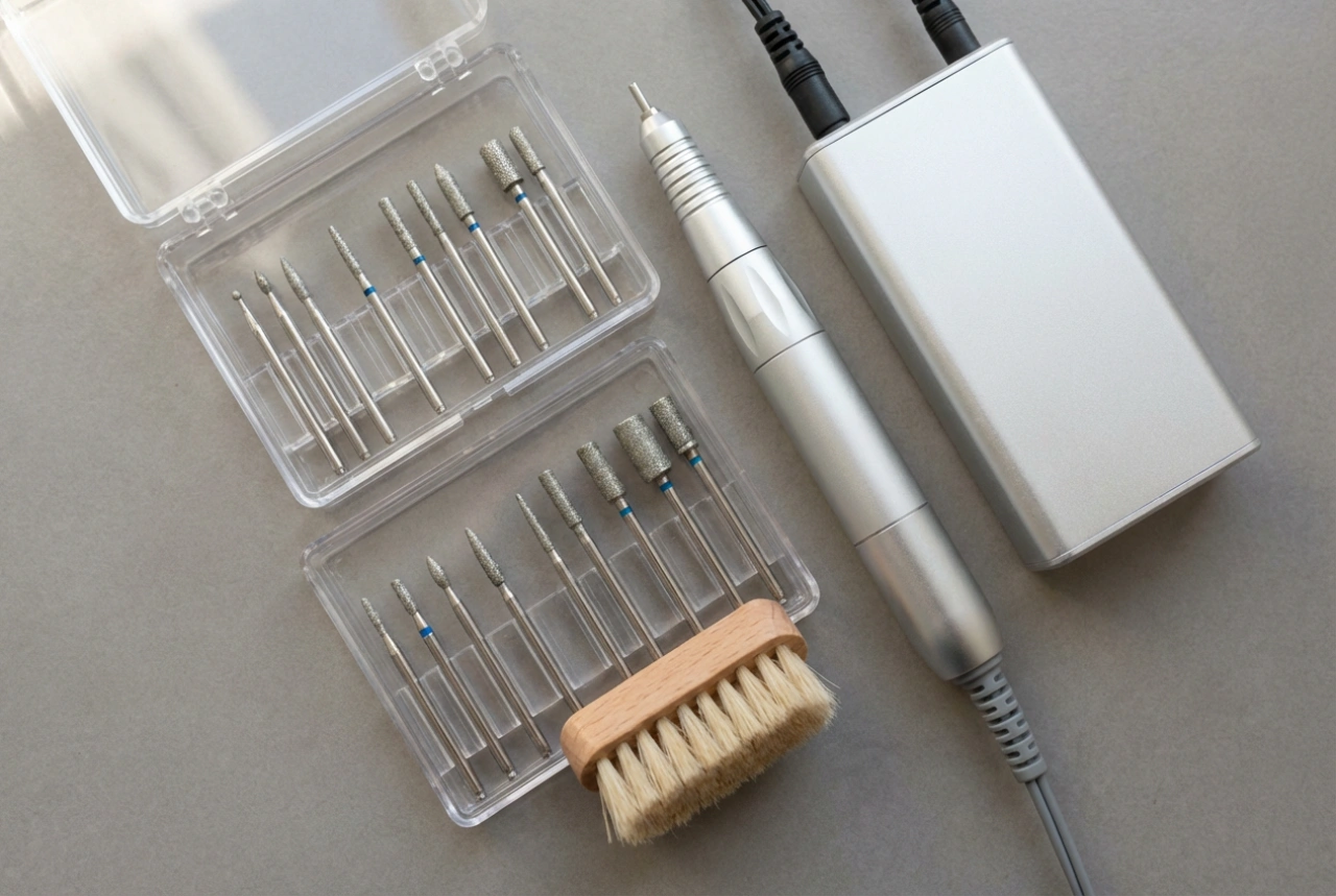 Bruk av elektrisk neglefil: Bits, hastighet og hygiene