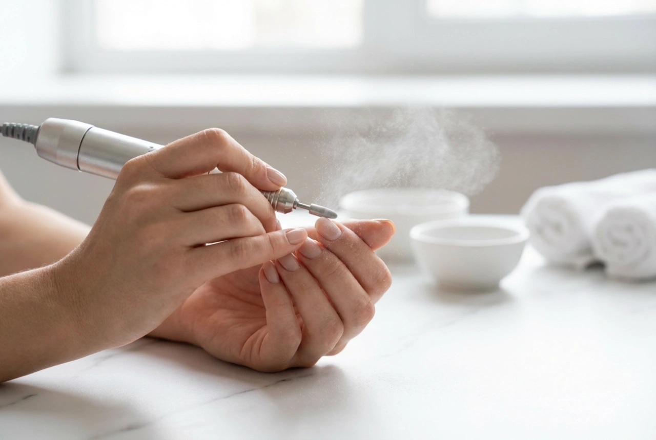 Fjerning av gelélakk med neglefrese: innstillinger, teknikk og de vanligste feilene