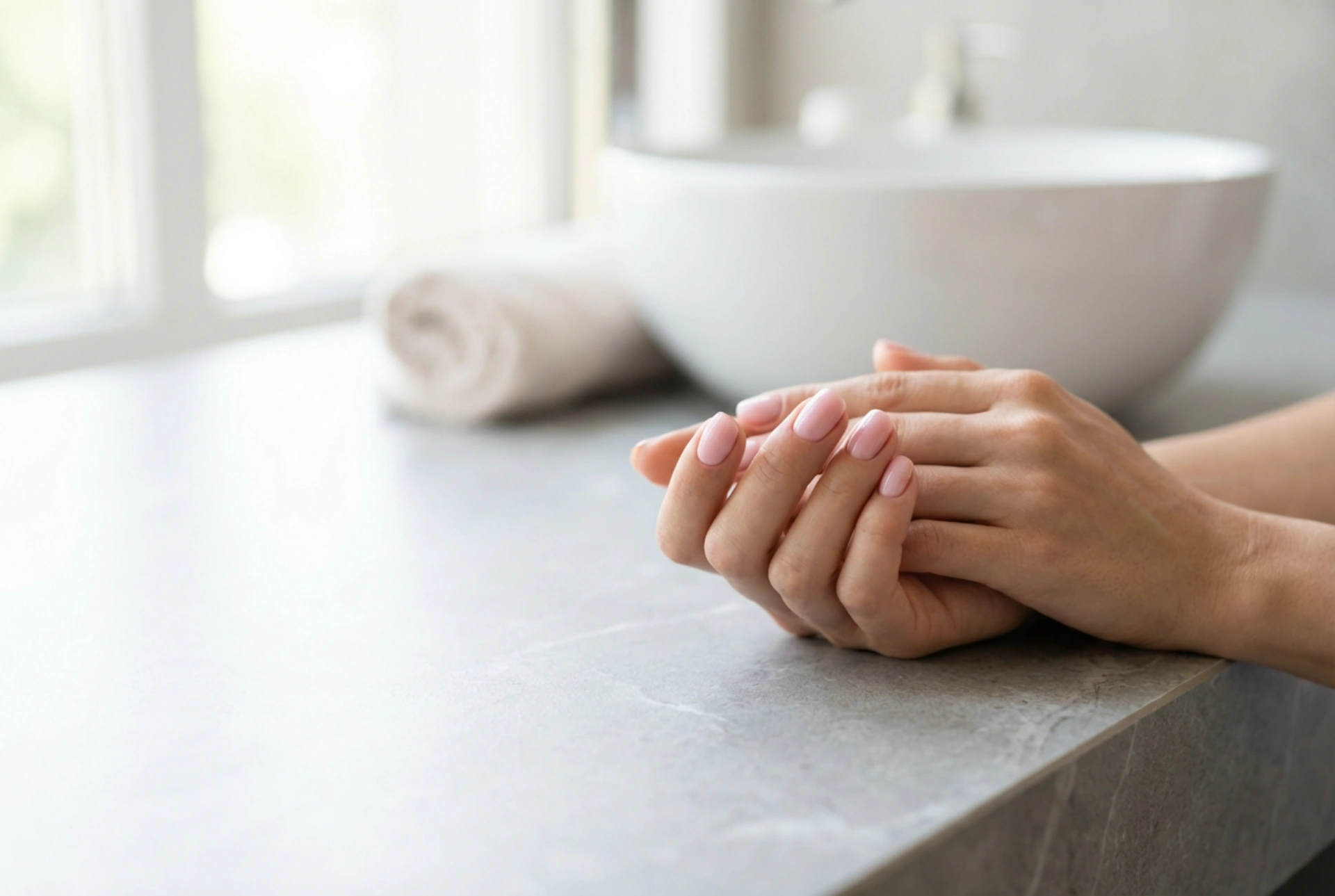 Slik får du rosa negler som ser friske og pene ut