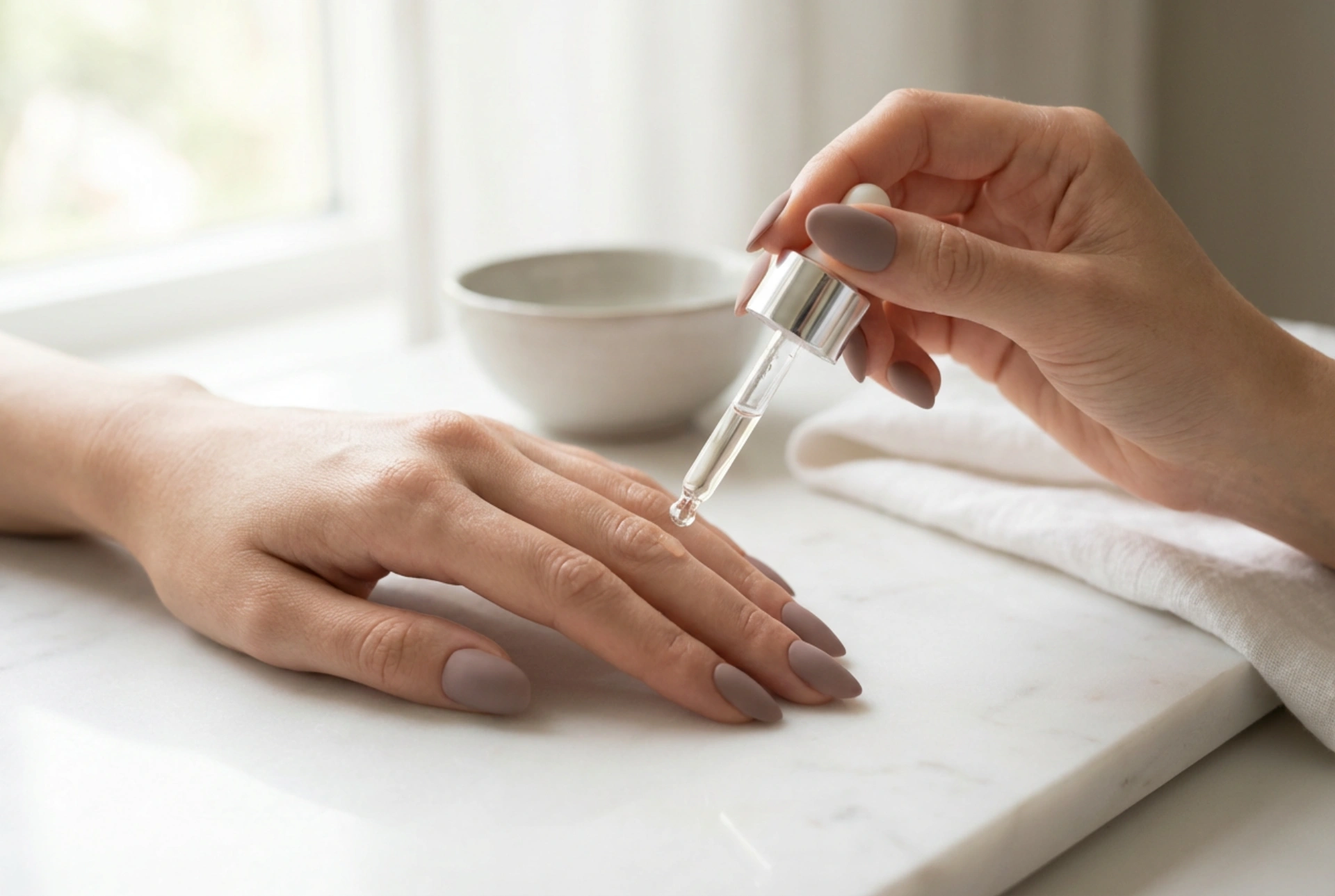 Matt hybridlakk trinn for trinn: matt topplakk, herding og pleie