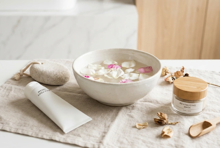 Fotpleie hjemme: bad, eksfoliering, krem og maske