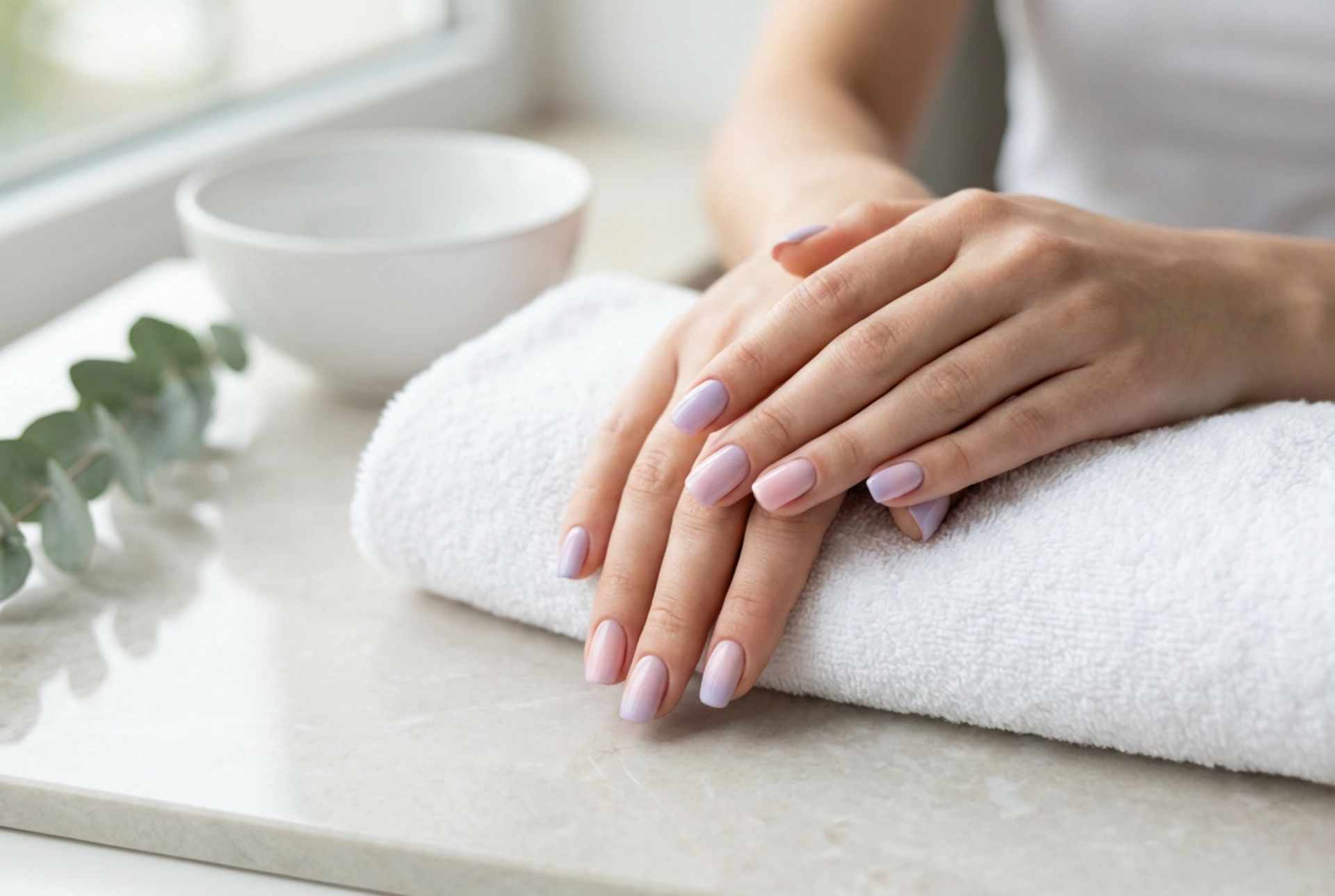 Pastellfargede ombre-negler: myke fargeoverganger trinn for trinn