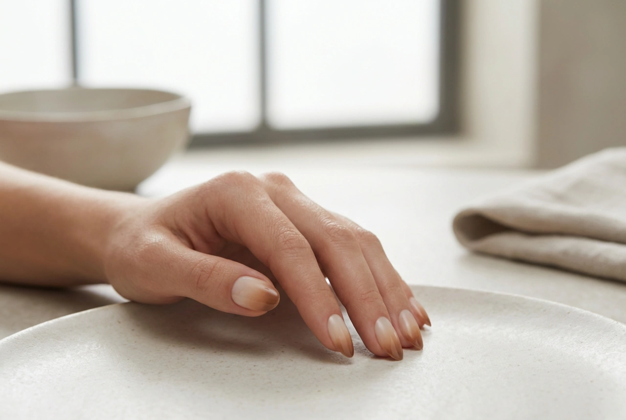 Cappuccino Ombre Negler: En Subtil Kaffegradient for en Elegant Manikyr