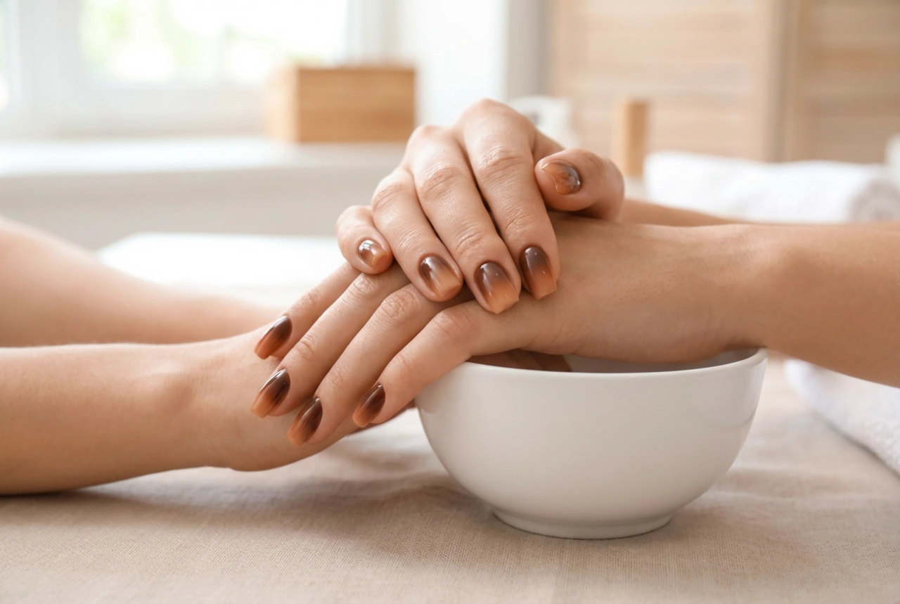 Brune Ombre-Negler for Høsten: Varme Nyanser og Gradering