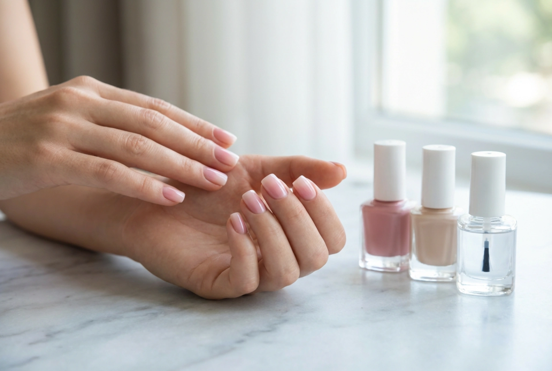 Slik lager du rosa ombre-negler: Fargevalg og overganger med nude