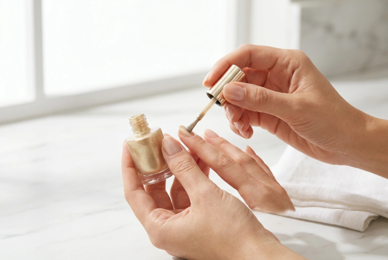 Gyllen hybridlakk: påføringsteknikker og kombinasjon med andre effekter