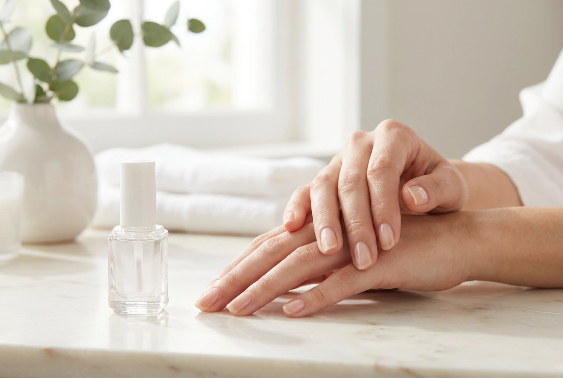 Transparent gellakk: utjevning av negleplaten og et naturlig resultat