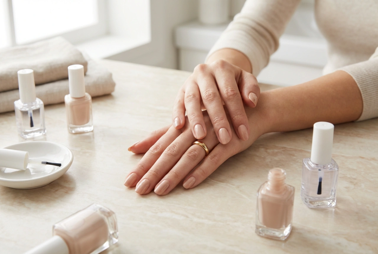 Klassisk neglelakk uten striper: Lag, tørketid og topplakk