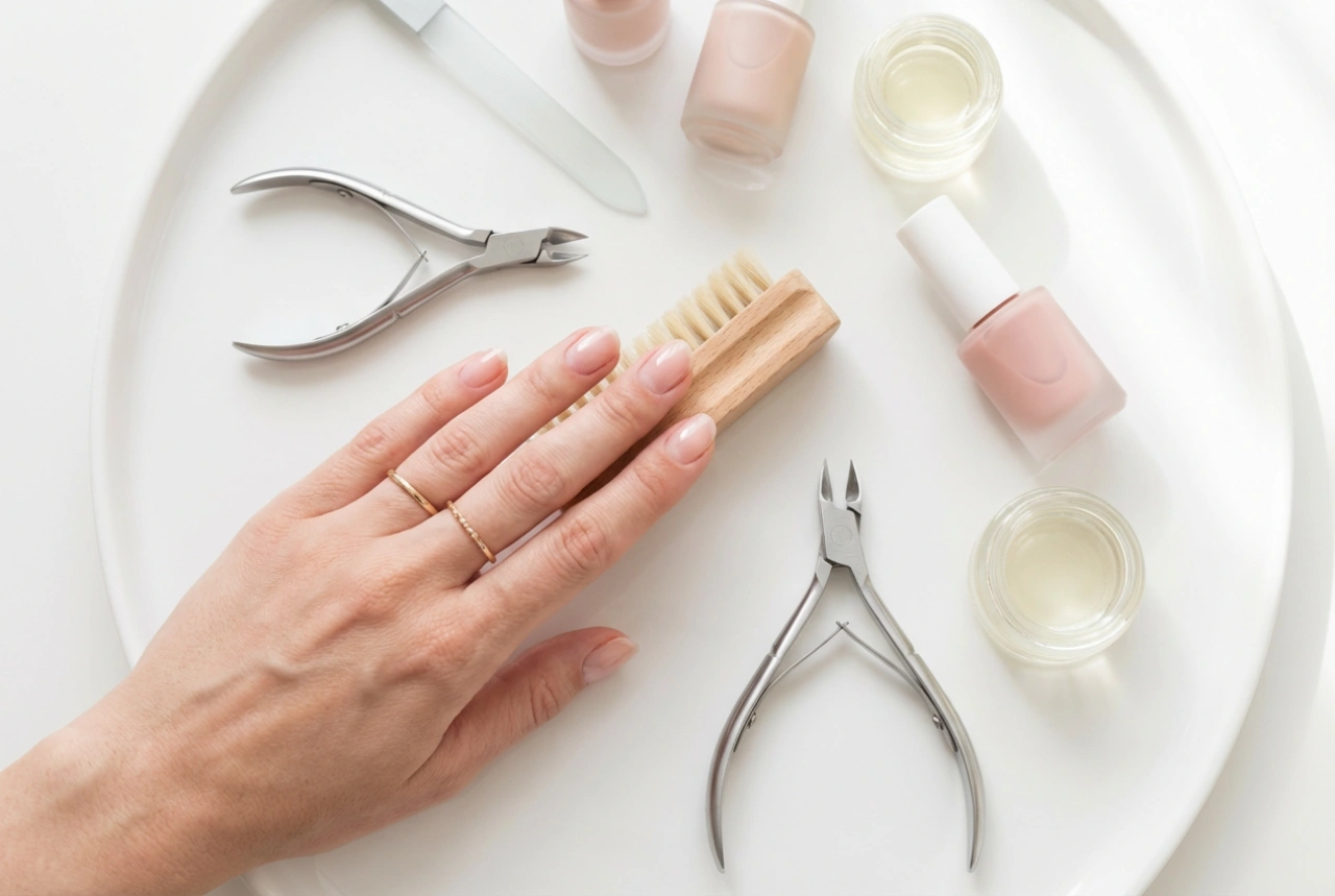 Hjemmemanikyrsett: Nødvendige elementer og bruksrekkefølge