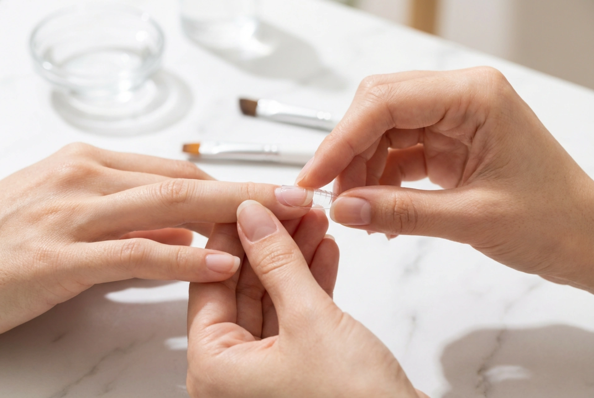 Neglemaler for negleforlengelse: Hvordan tilpasse og feste dem riktig