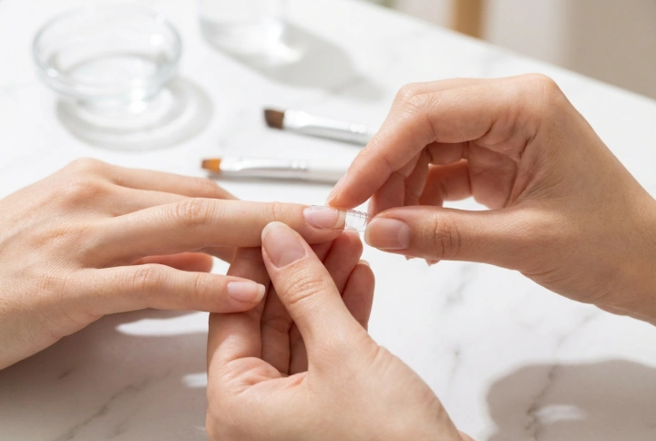 Neglemaler for negleforlengelse: Hvordan tilpasse og feste dem riktig