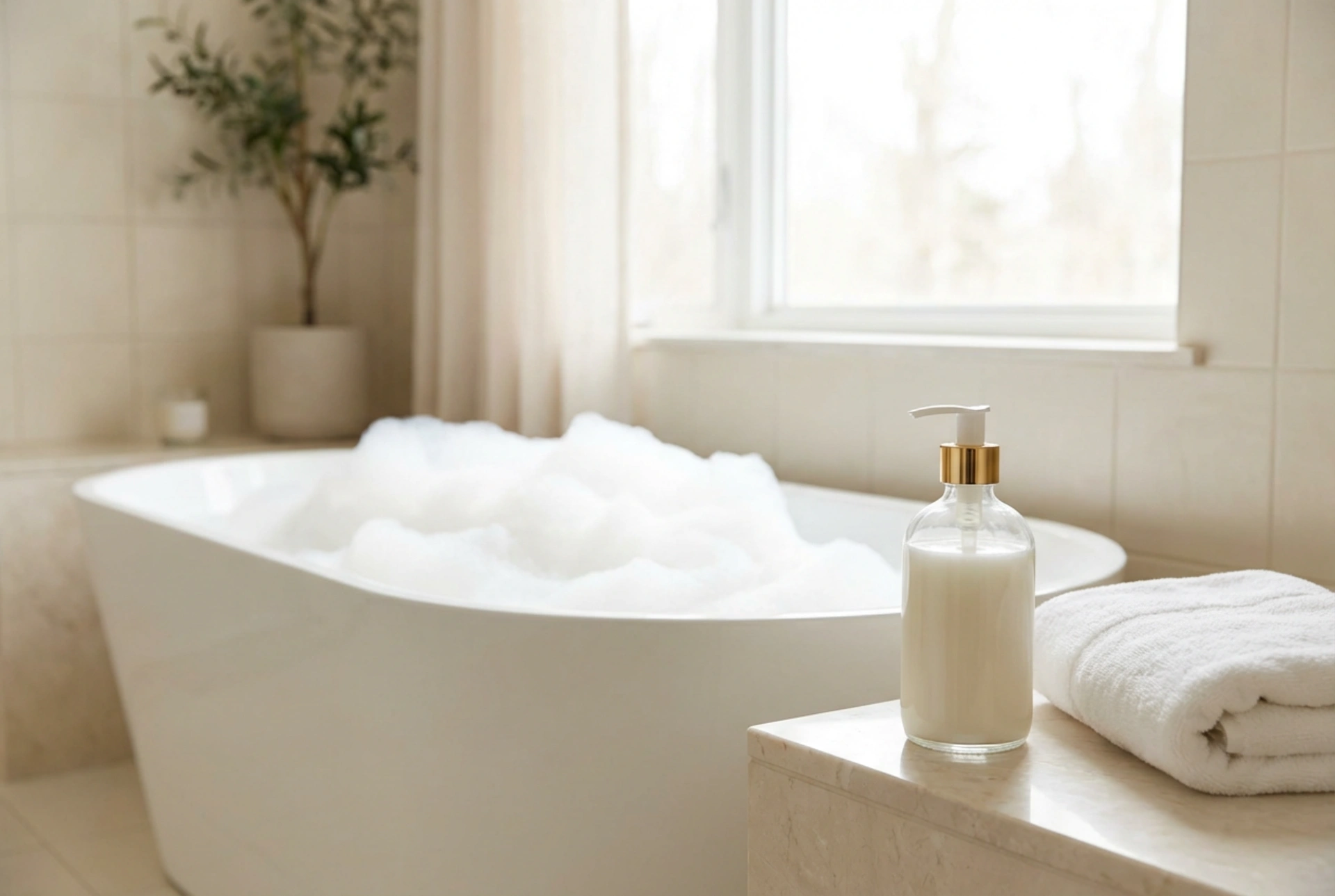 Badeskum: hvordan dosere, lage skum og pleie huden etter badet