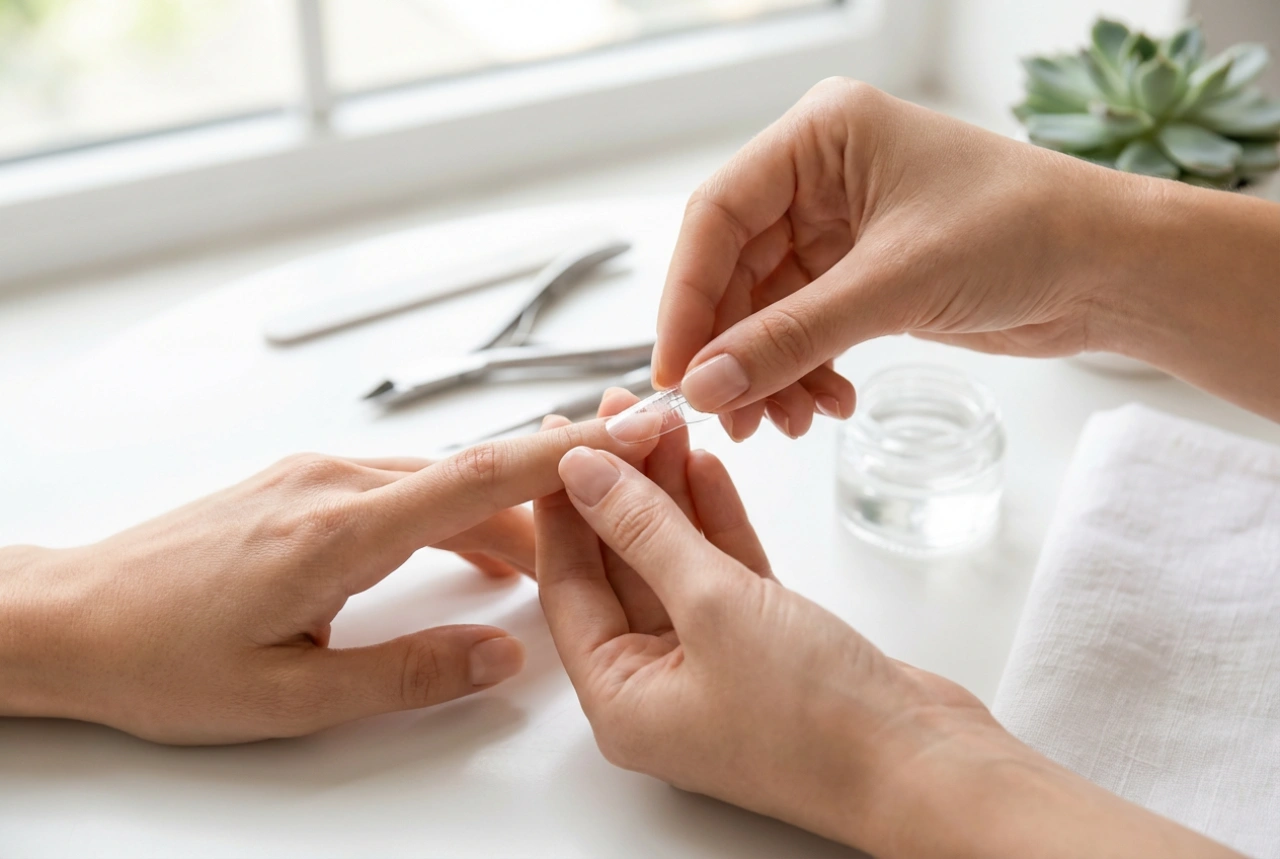 Øvre negleformer: Hvordan velge størrelse, feste og forme