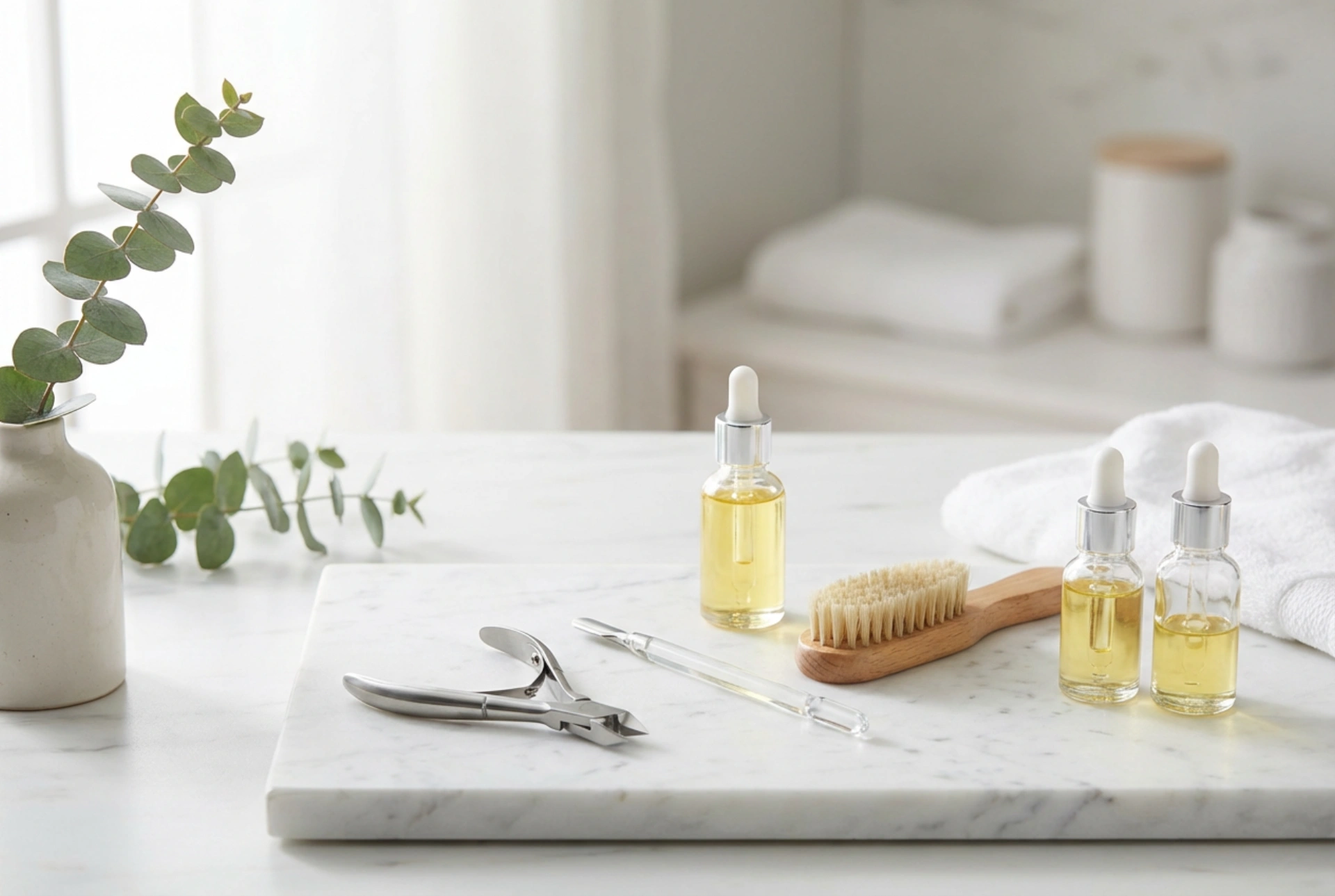 Neglepleiesett: tilbehør, trinnvis veiledning og hygiene