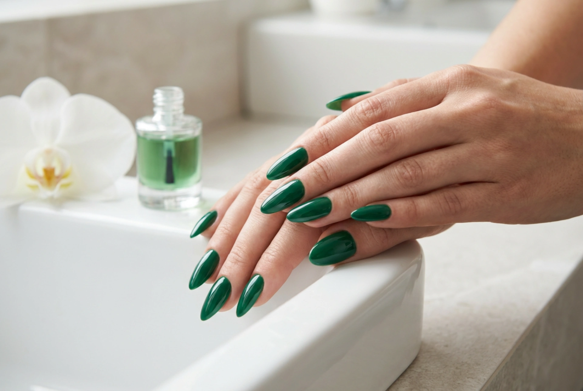 Grønn neglelakk uten striper: Forberedelse, påføring og perfekt finish
