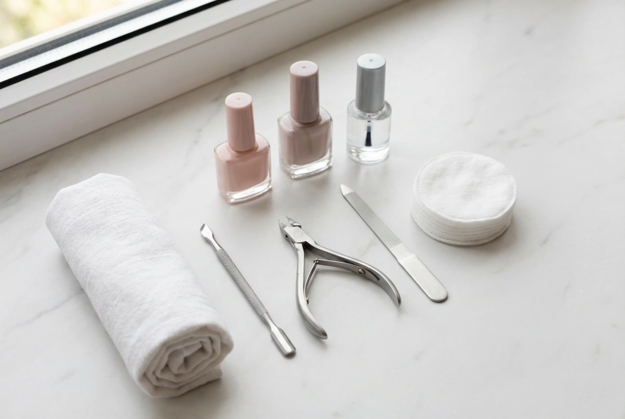 Utstyr for å lage negler hjemme: Nødvendigheter og sikkerhetsregler