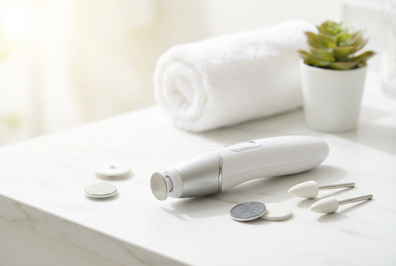 2-i-1-enhet: Negle- og hælfil, konfigurasjon og teknikk