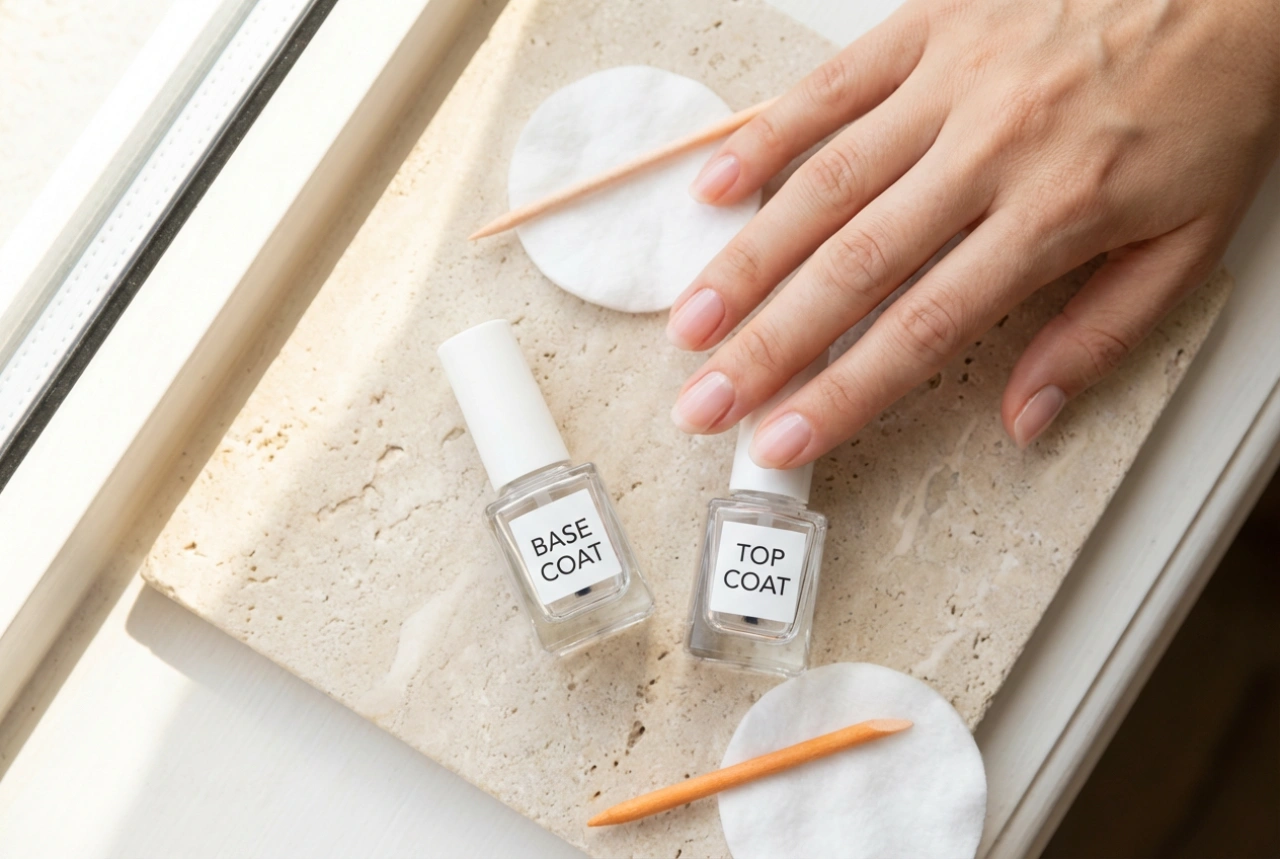 Base coat og top coat til negler: Hvordan kombinere produkter for et mer holdbart resultat