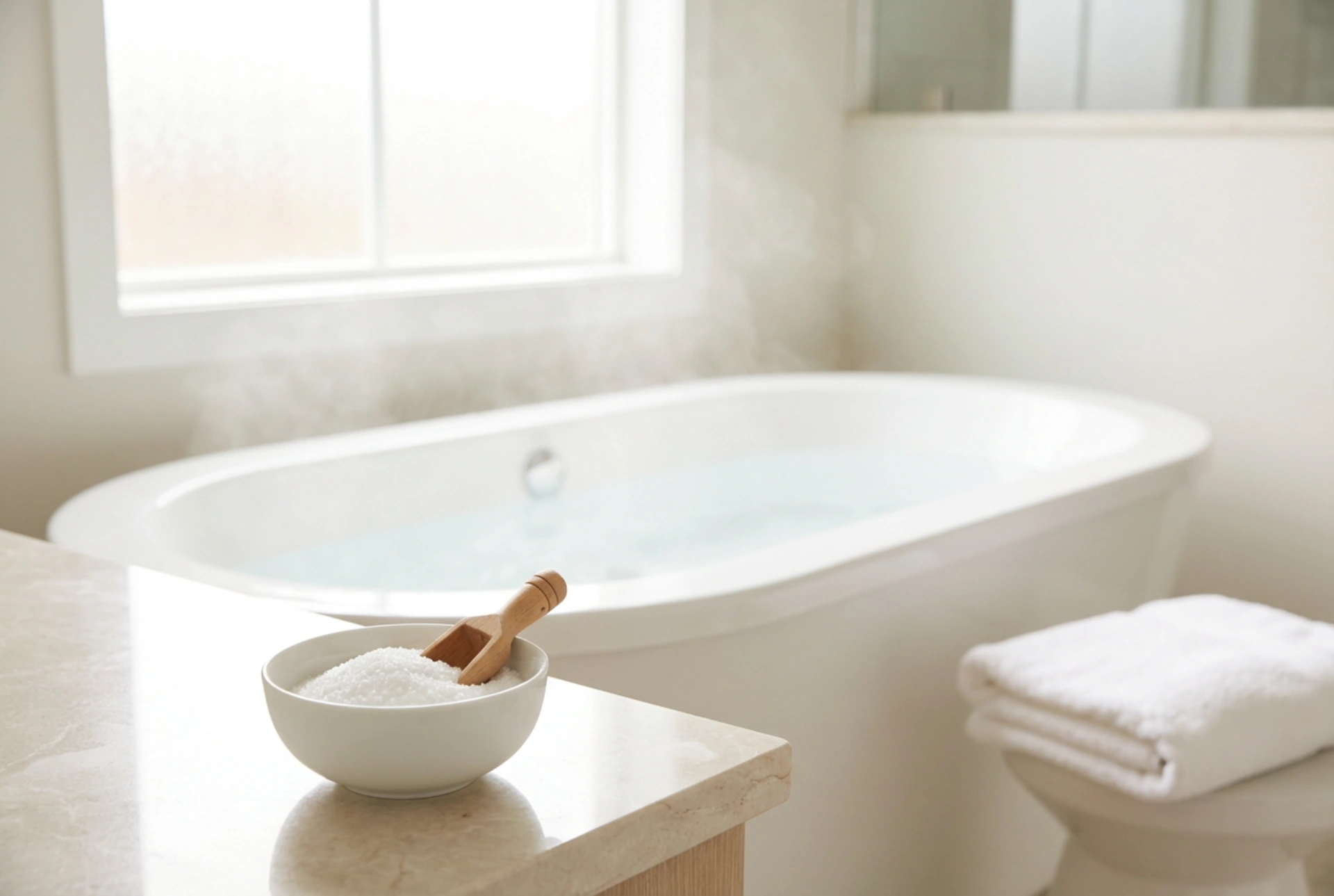 Hvordan forberede et bad med Epsom-salt: Trinn for trinn