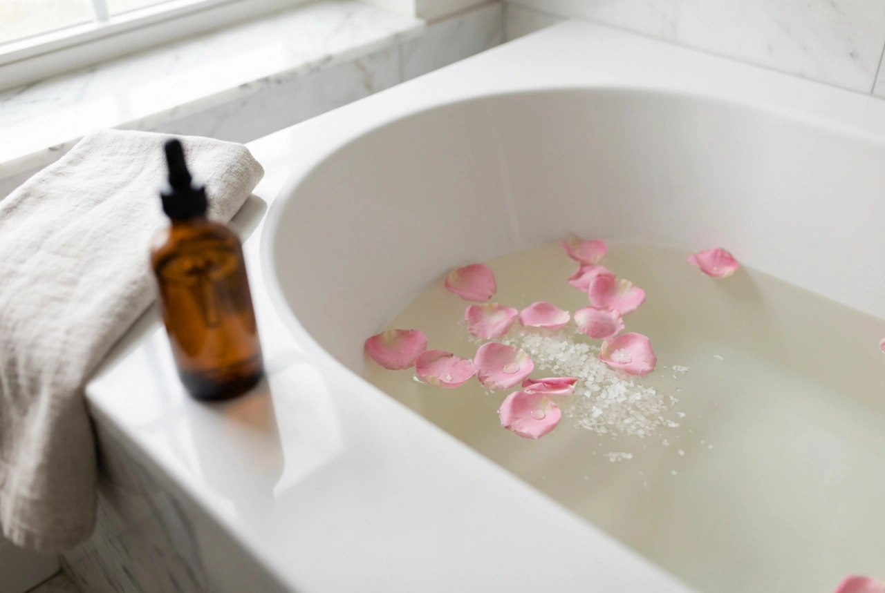Avslappende bad med badesalt: aromatiske tilsetninger og ritualer