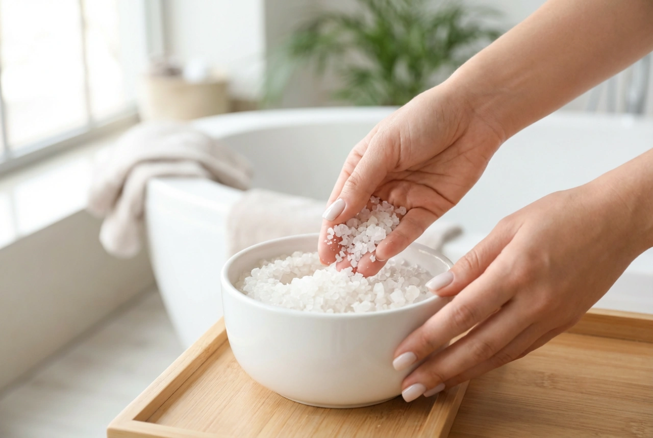 Havsalt til badekaret: Et forfriskende bad og naturlig hudpleie