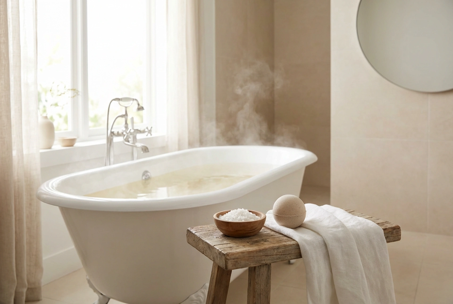 Havsalt til badet: et avslappende ritual og kroppspleie