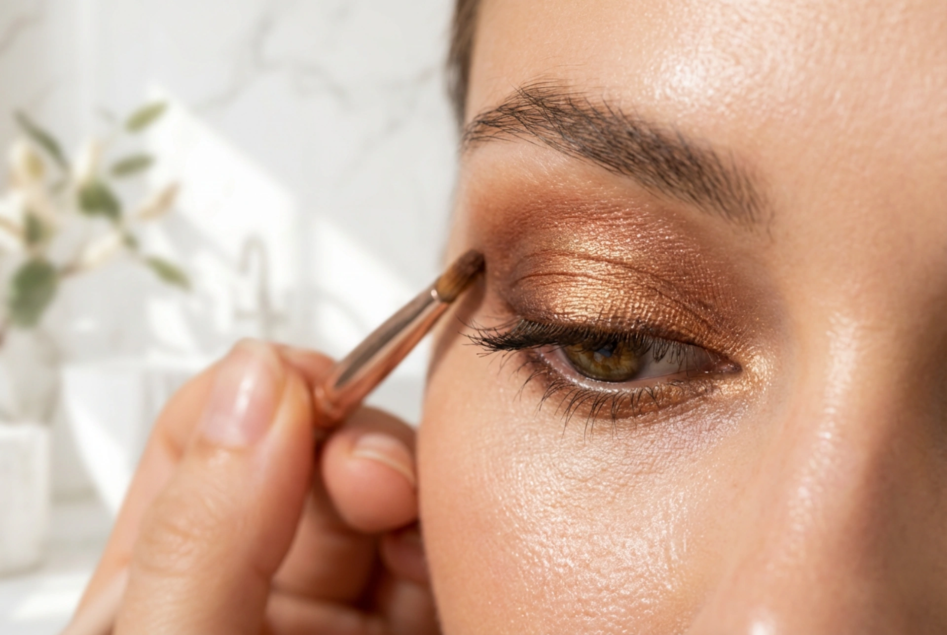 Flytende øyenskygge: jevn påføring, lagdeling og holdbarhet