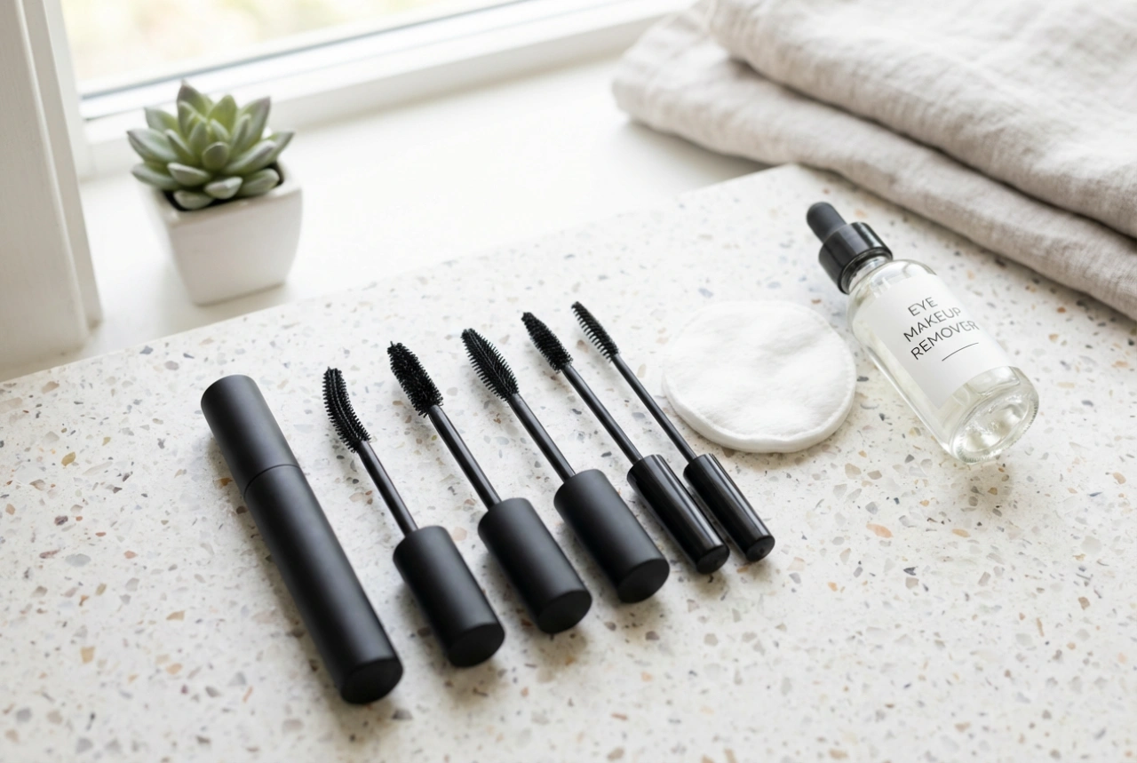 Volumgivende mascara: lag-på-lag uten klumper, valg av børste og sminkefjerning
