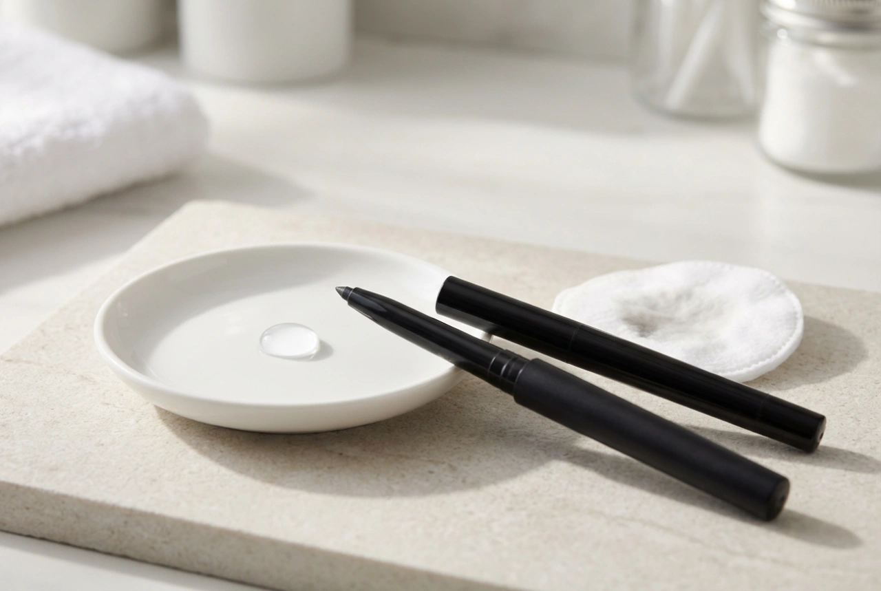 Vannfast øyeblyant: presis strek, holdbarhet og enkel fjerning