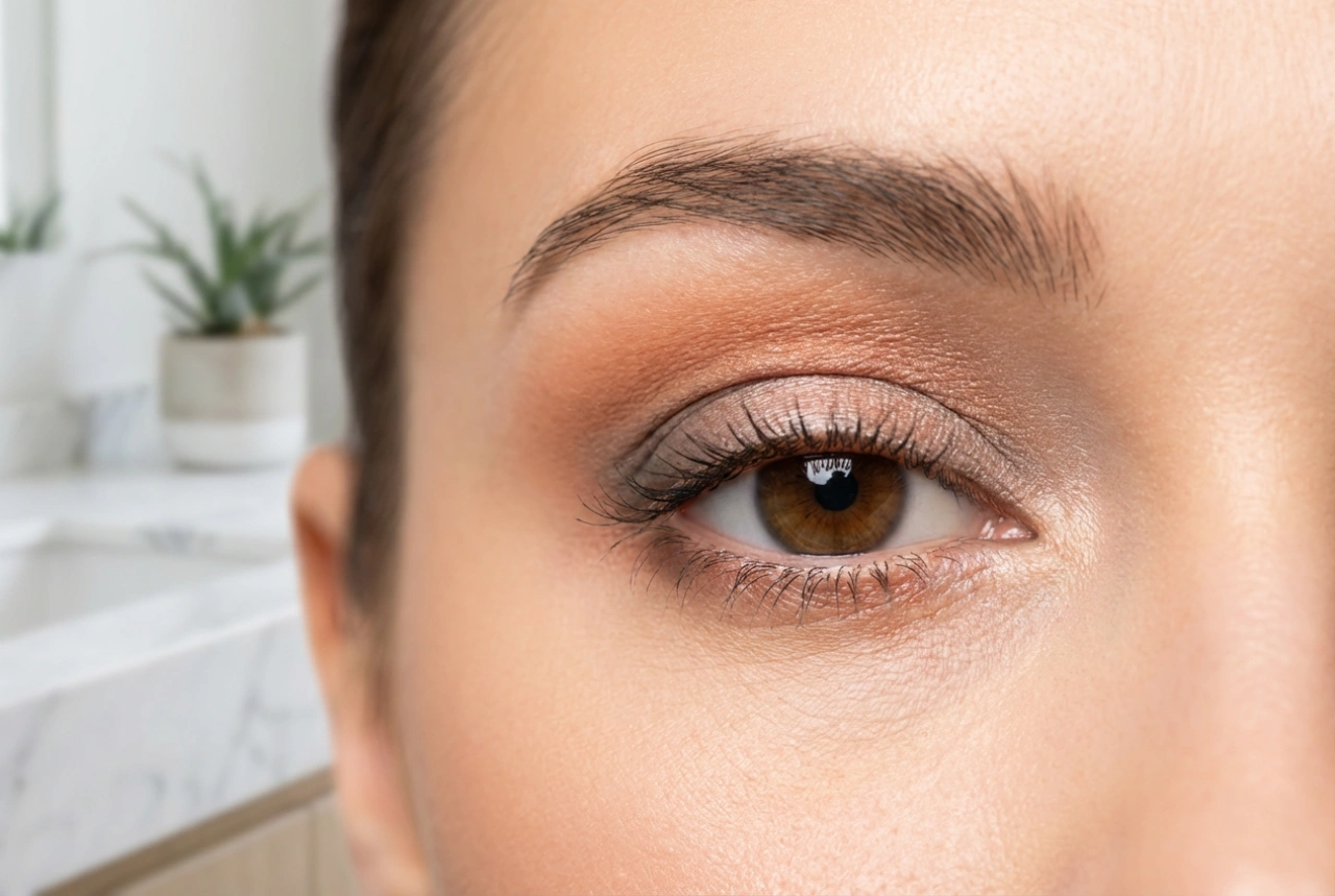 Sminke for brune øyne: kontraster, varme og kulde i praksis