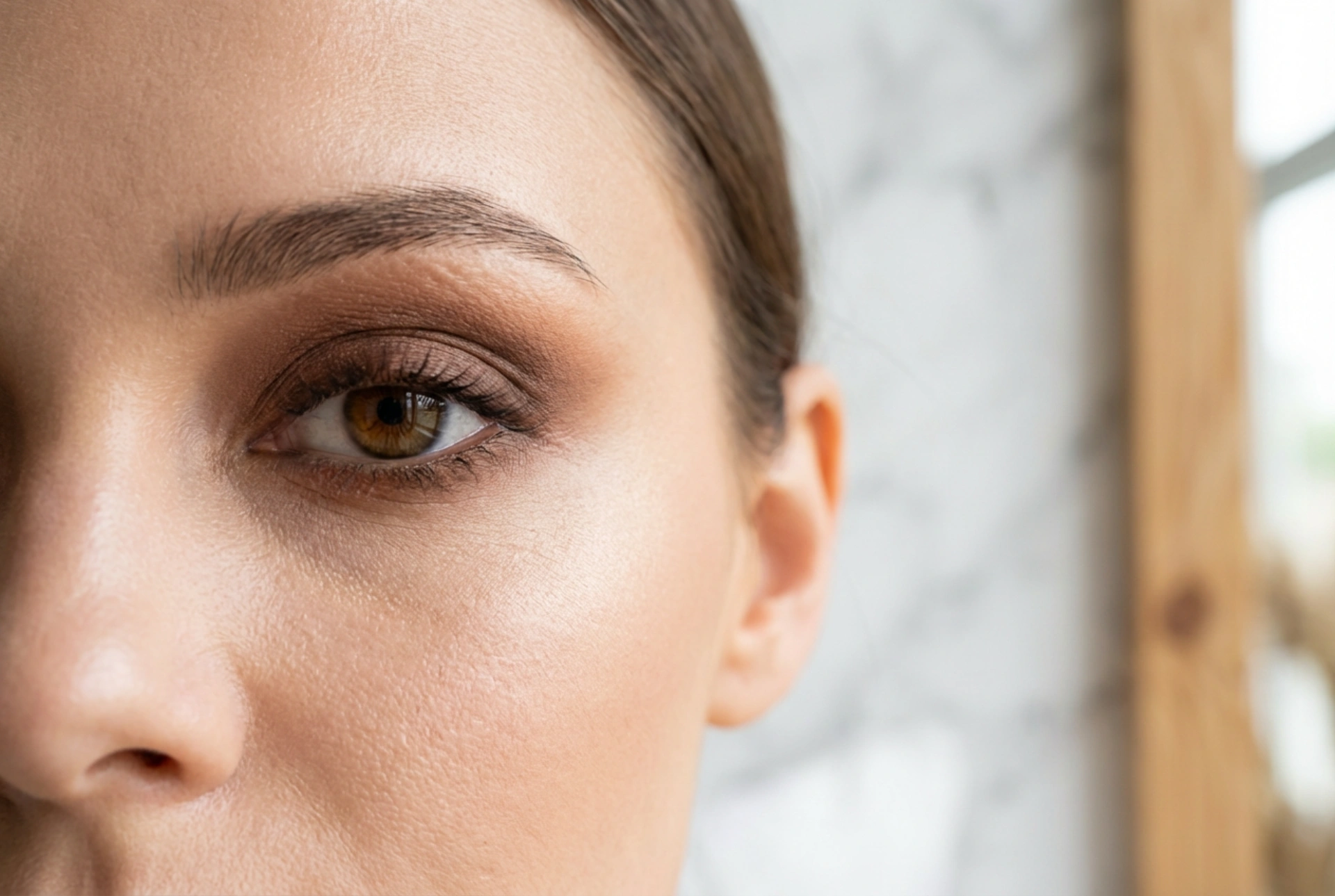 Brune smoky eyes: Varme toner og myk blending