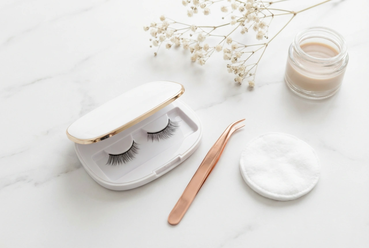 Magnetiske vipper uten eyeliner: påføring, tilpasning, pleie