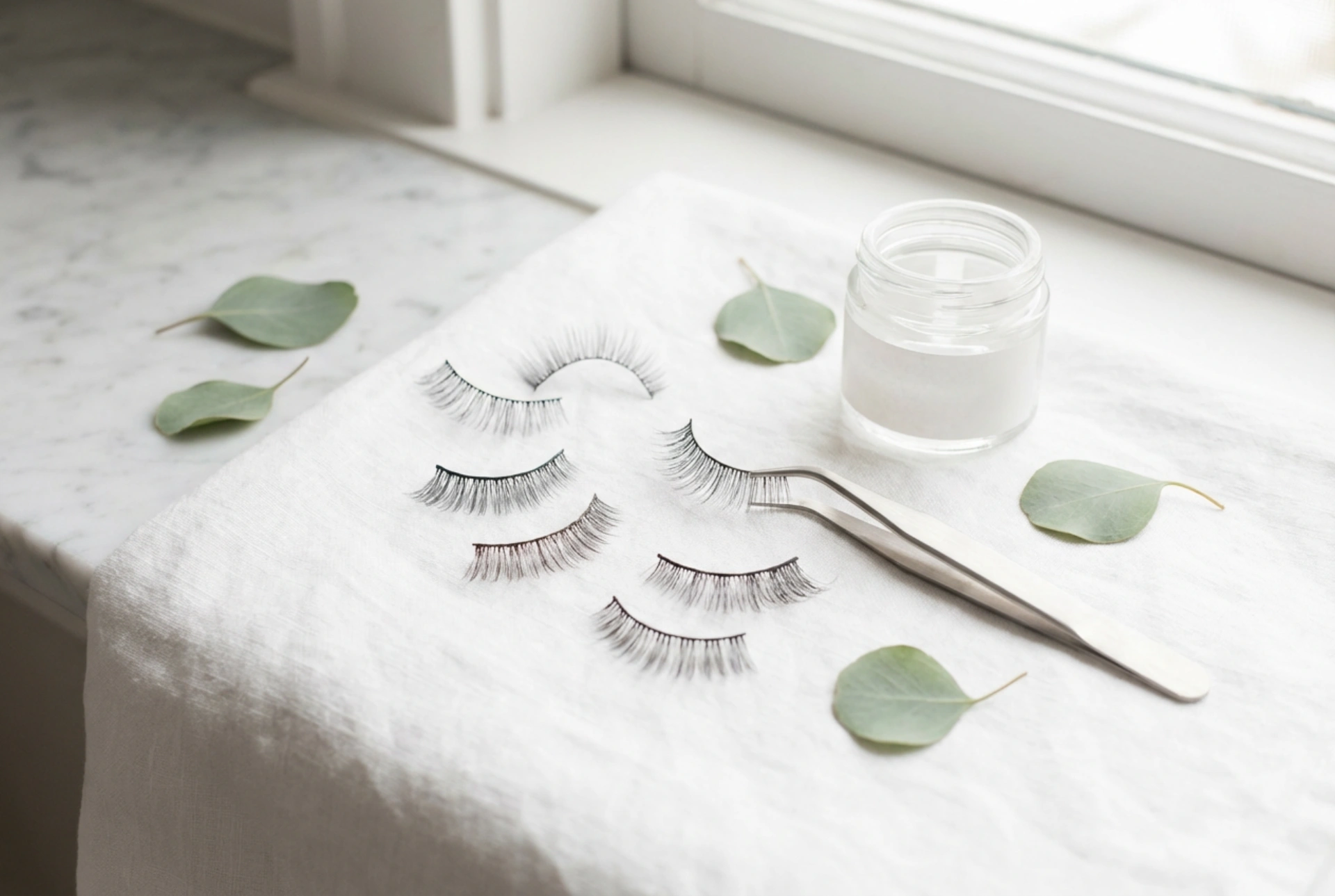 Delikate falske vipper: valg av lengde og enkel påføring