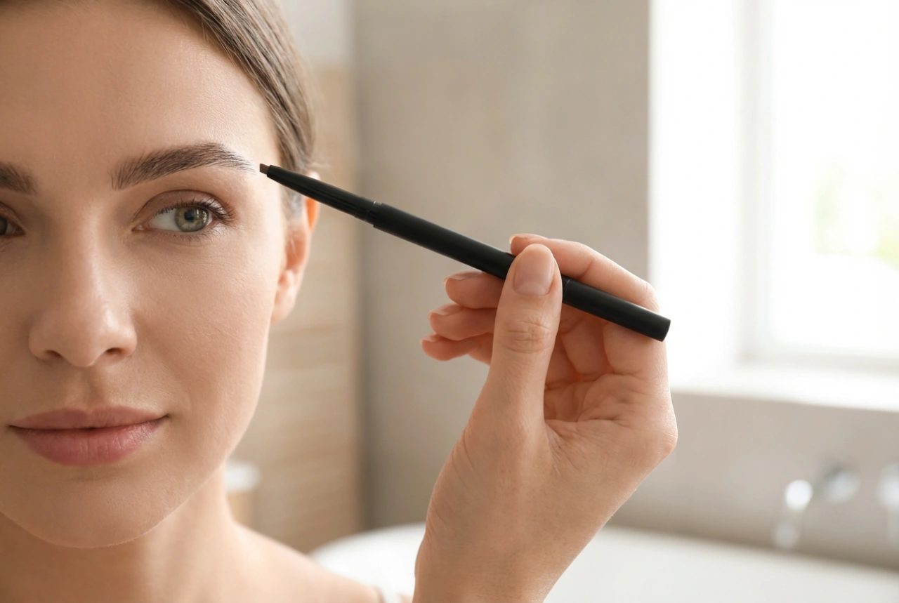 Profesjonell øyenbrynspenn: presis påføring trinn for trinn