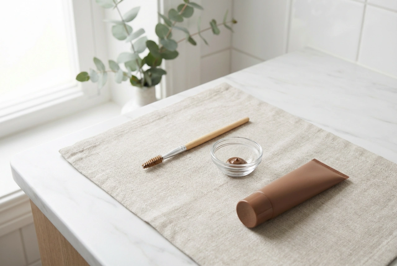 Holdbar brynshenna: hvordan forlenge effekten og unngå flekker