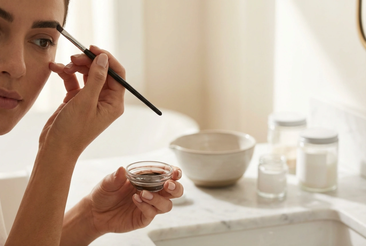 Farging av øyenbryn hjemme: forberedelse, påføring og pleie