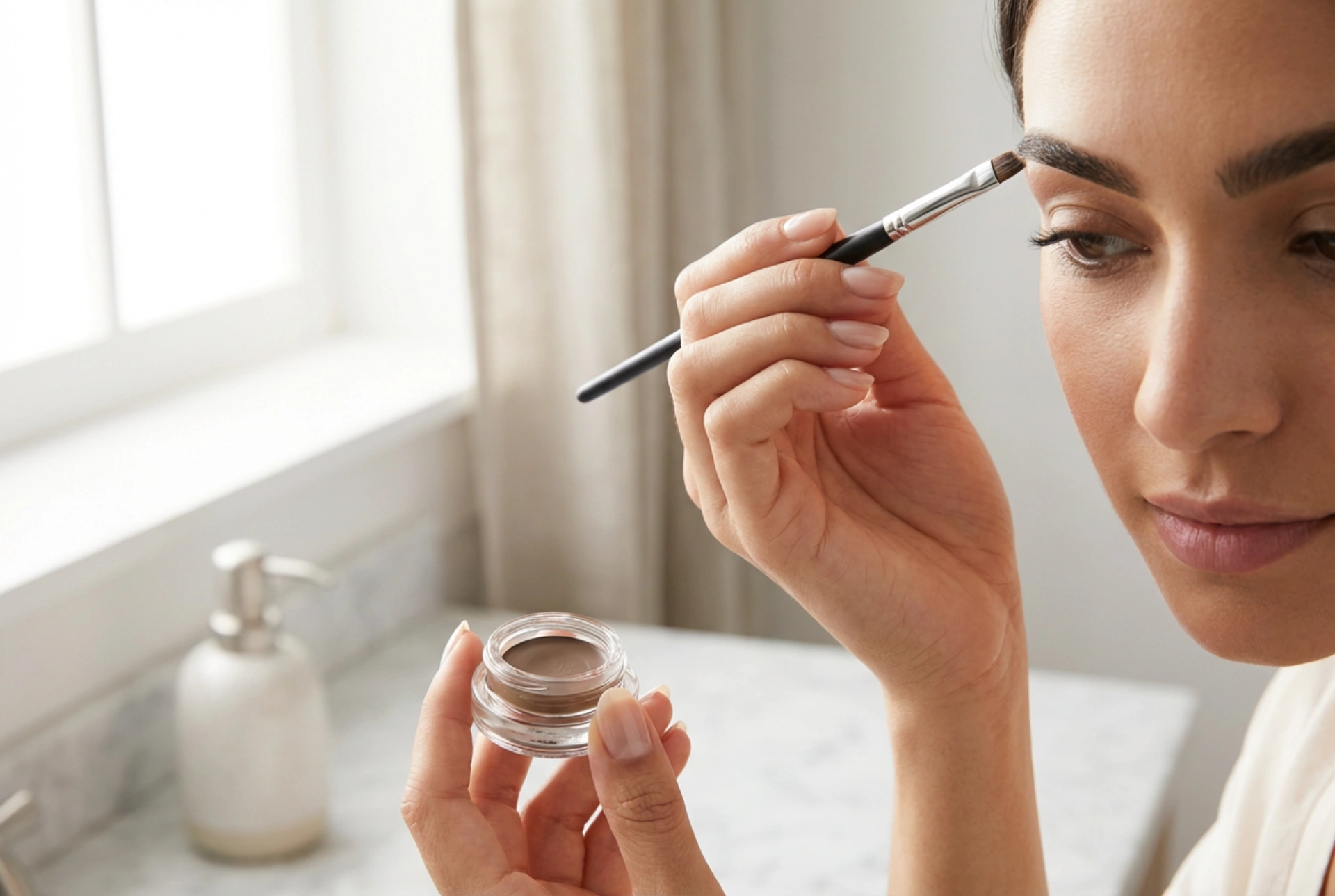 Øyenbrynsbørste: Hvordan velge den rette og tegne hårstrå for hårstrå