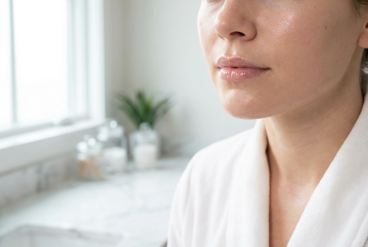 Klar lipgloss i en minimalistisk sminke: Hvordan oppnå en frisk effekt