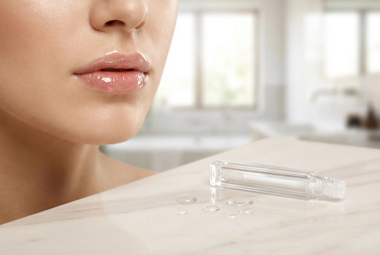 H2O-lipgloss: Lett formel med våt-look-effekt trinn for trinn