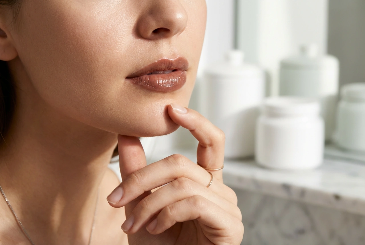 Brun lipgloss for hverdagsbruk: lett sminke som ikke mørkner