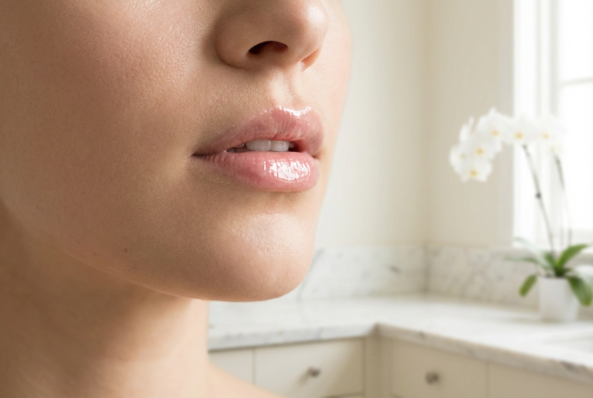 Klar Lipgloss: Pleie og 'Wet Look' for Leppene