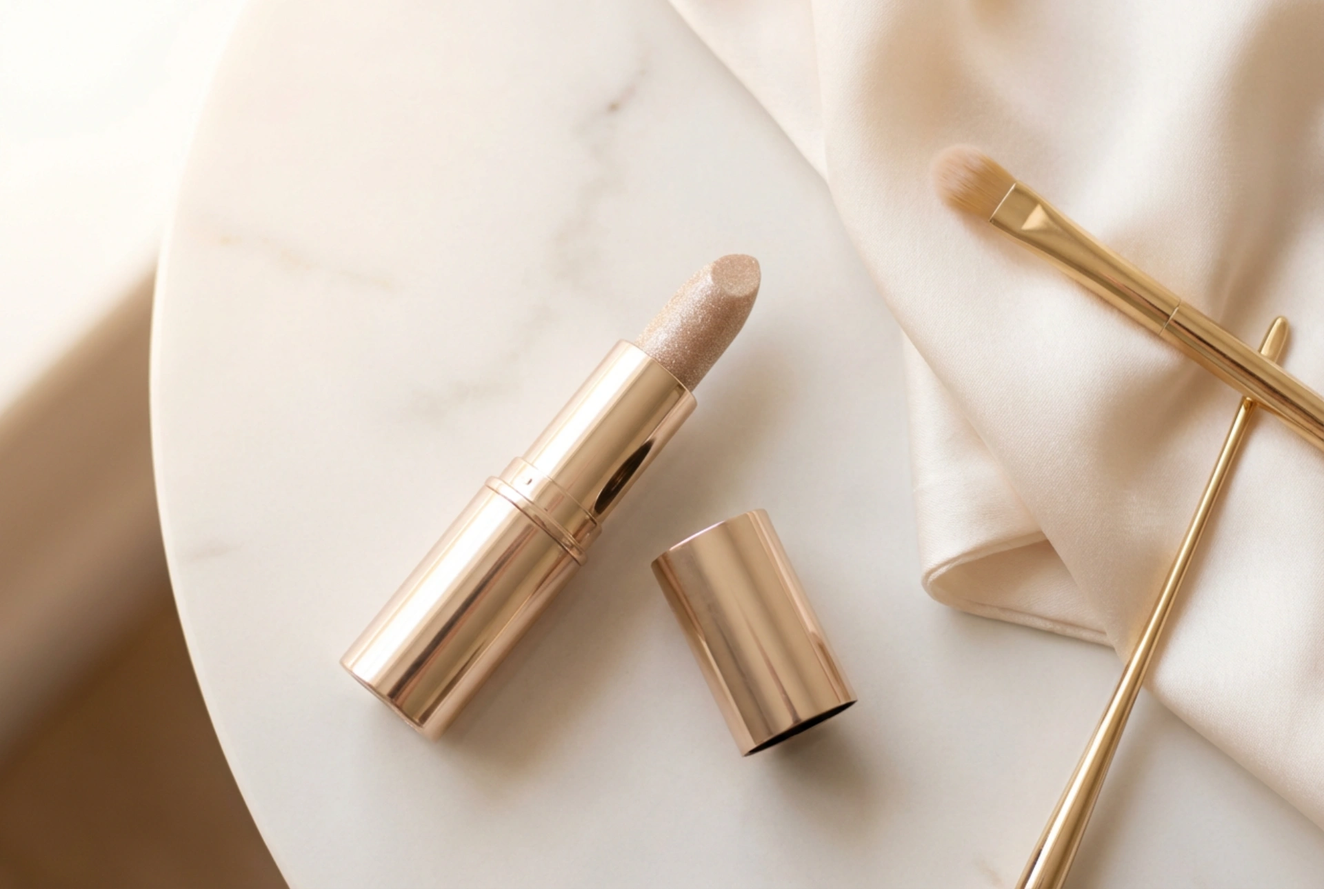 Glitterleppestift for kvelden: Jevn påføring og skånsom fjerning