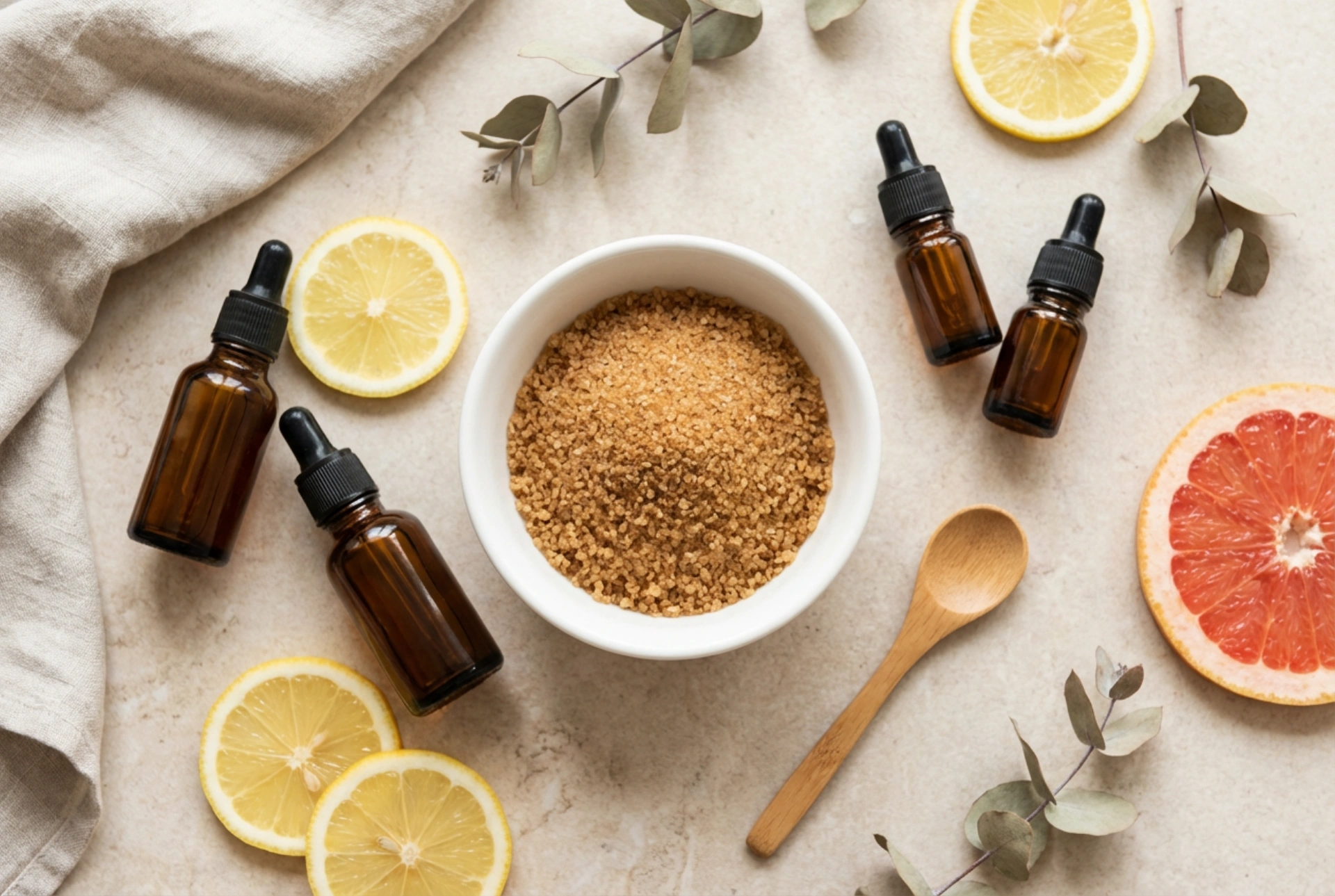 Hjemmelaget sukker-skrubb: utprøvde proporsjoner og duftende tilsetninger